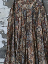 INTO THE EAST 2025 Autumn/Winter Mosaic Print Silk-Cotton Top / Wide Waist Pleated Silk-Cotton Skirt ITE-E1DGAW084NCC21SK-HUA Skirt (ITE-E1DGAW079NCC21TP)